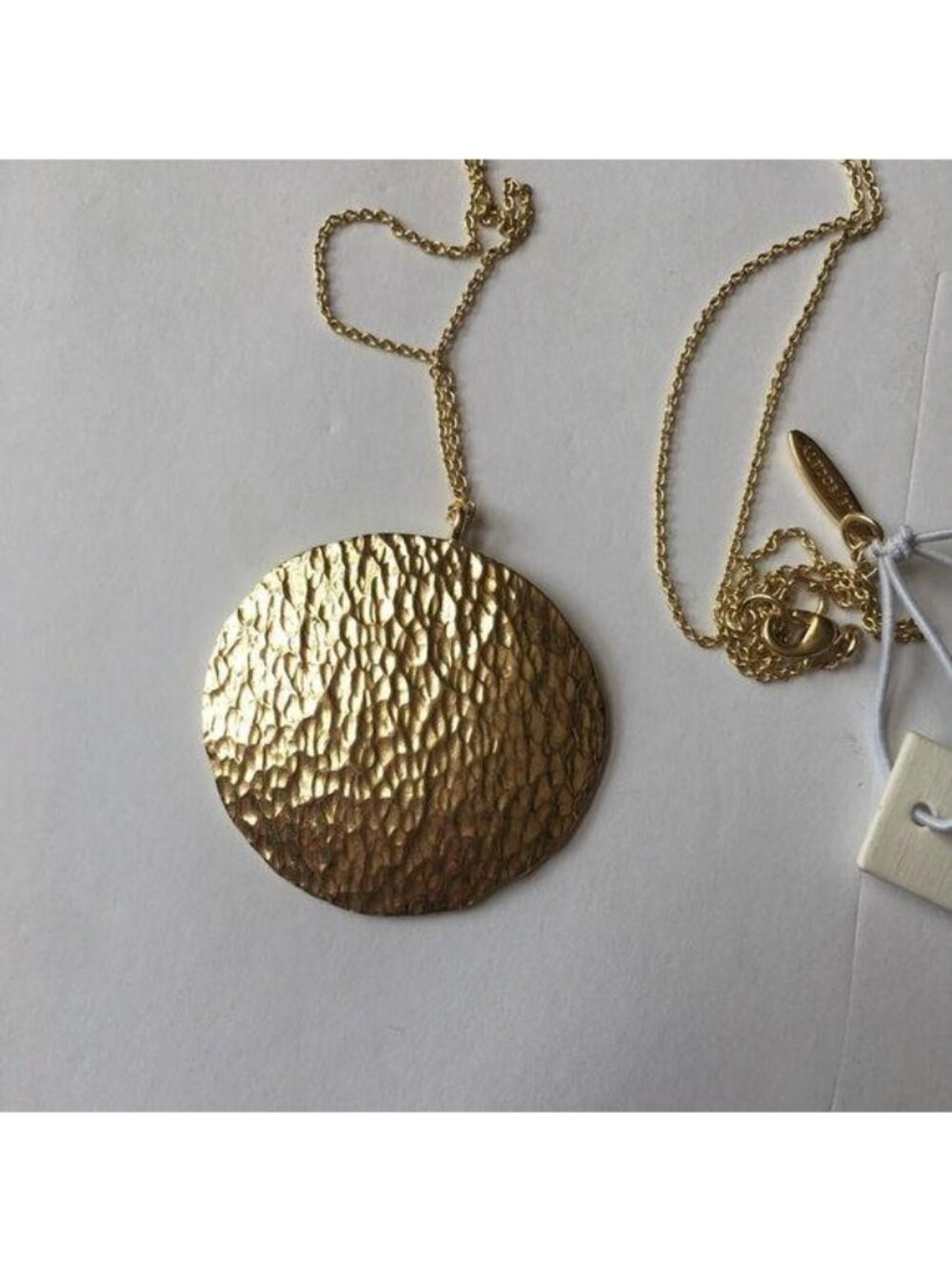 New Sole Society Gold Pendant Long Necklace